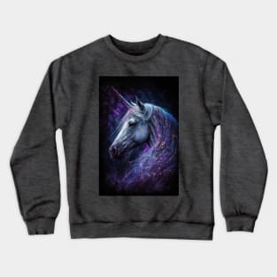 Magical Unicorn Portrait Crewneck Sweatshirt